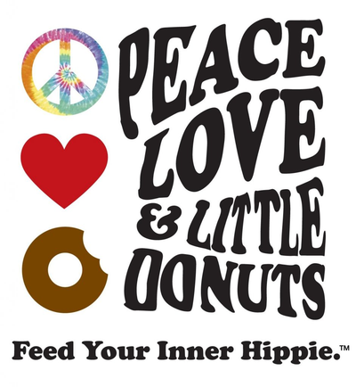 Logo for sponsor Peace, Love, & Little Donuts